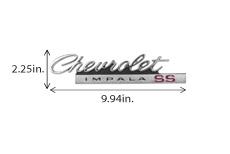 1966 TRUNK EMBLEM, "IMPALA SS"